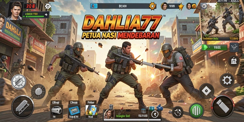 Gameplay DAHLIA77 menampilkan aksi seru di lingkungan yang dinamis.