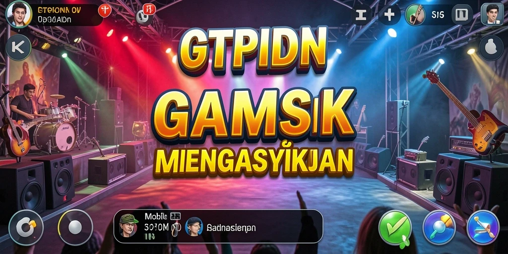 Gameplay GTPIDN yang seru dengan beragam lagu musik.