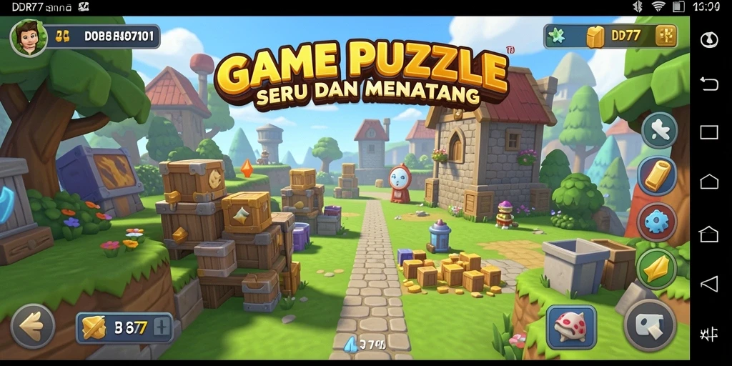 Screenshot gameplay IDR77 menampilkan tantangan teka-teki yang menarik.