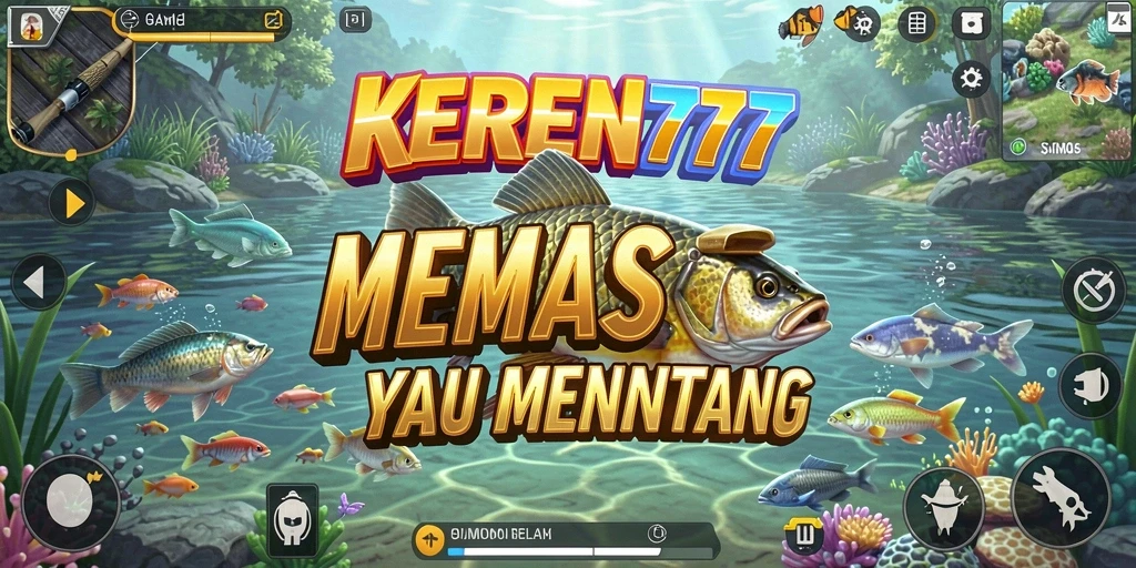 Screenshot gameplay KEREN777 yang menampilkan suasana memancing yang mendebarkan.