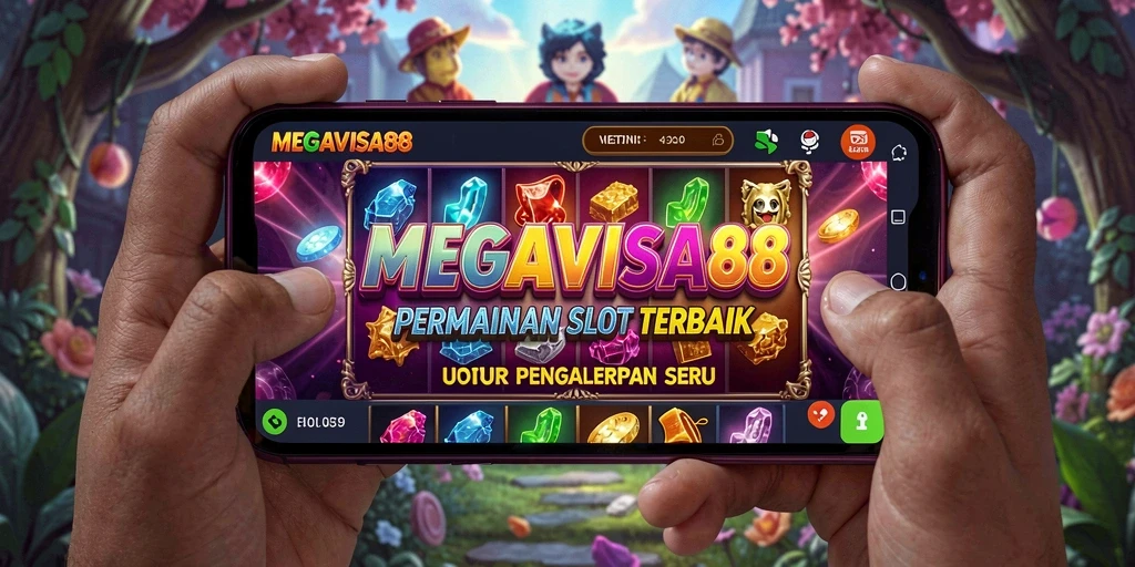 Tampilan gameplay slot MEGAVISA88 yang menarik dan penuh warna.