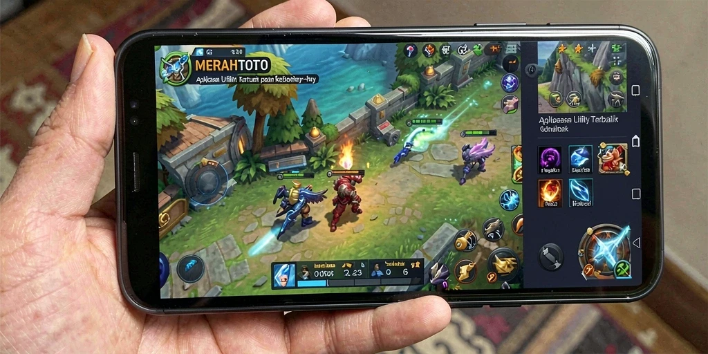 Tampilan antarmuka aplikasi MERAHTOTO yang modern dan intuitif.