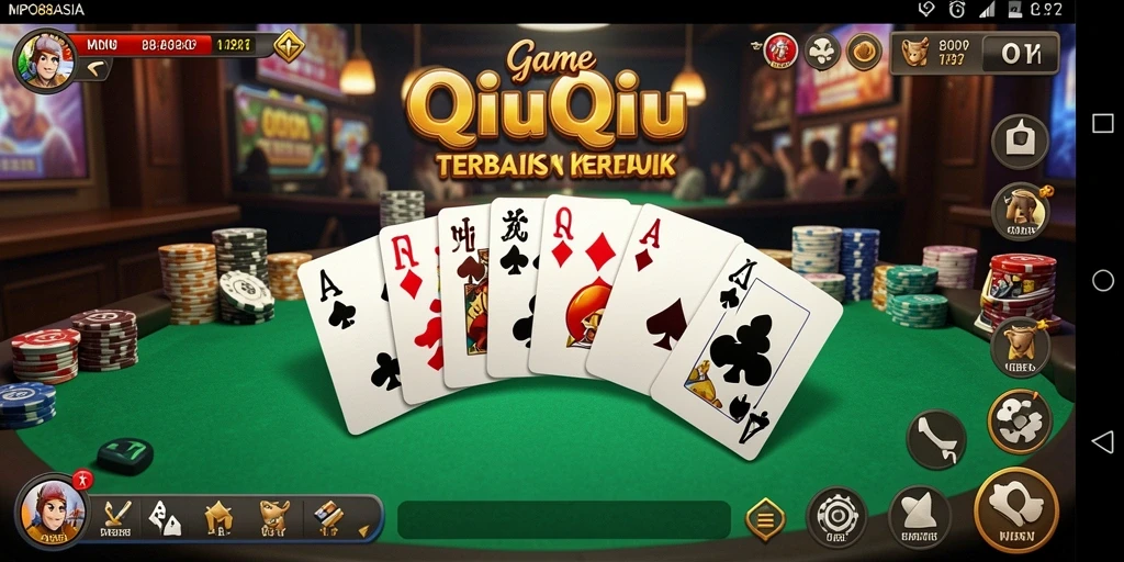 Screenshot gameplay QiuQiu MPO88ASIA yang menarik.