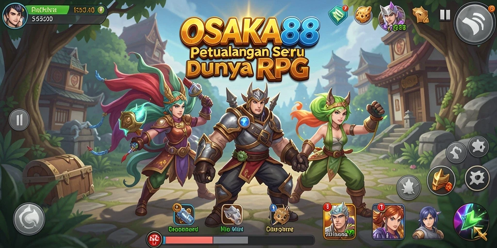 Tampilan gameplay OSAKA88 yang menakjubkan dan seru.