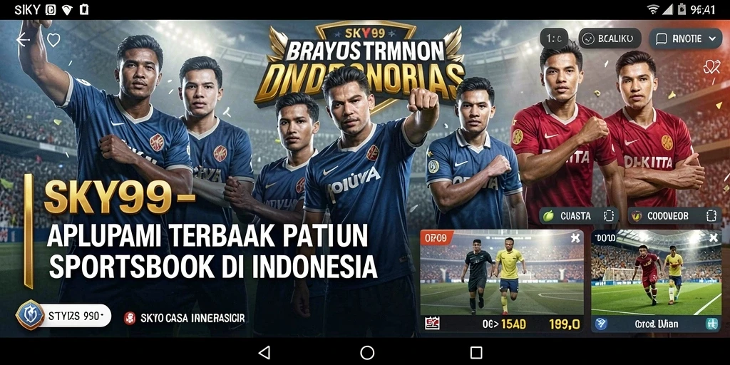 Tampilan gameplay <strong>SKY99</strong> yang menarik dan interaktif di aplikasi sportsbook.